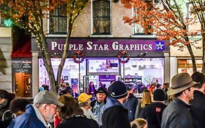 Shop Local, Support Small Businesses: Purple Star Graphics in Downtown Concord, NC