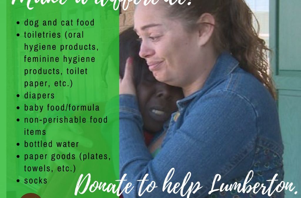 Donate to Help Lumberton, NC