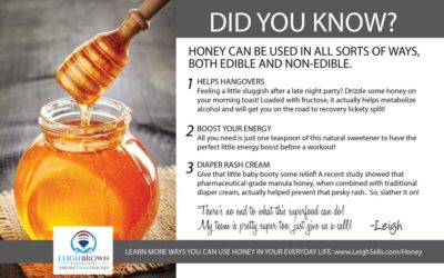 Honey Can Be Used in All Sort of Ways, Both Edible and Non-Edible