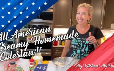 All American, Creamy, Homemade Coleslaw |  My Kitchen, My Rules