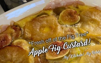 Bon Appetit Apple & Fig Custard | My Kitchen! My Rules!