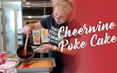 Cheerwine Poke Cake | Super Moist Cake Recipe | It’s What Leigh’s Got Cookin’!