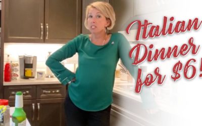 Delicious Italian Dinner for $6 | It’s What Leigh’s Got Cookin’!