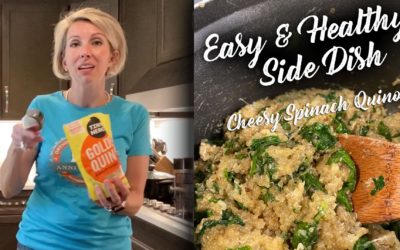 Easy, Healthy Side Dish | Cheesy Spinach Quinoa | My Kitchen, My Rules