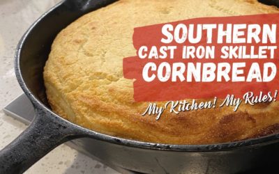 Southern Cast Iron Skillet Cornbread | My Kitchen! My Rules!