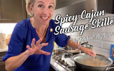 Spicy Cajun Sausage Skillet |  My Kitchen! My Rules!