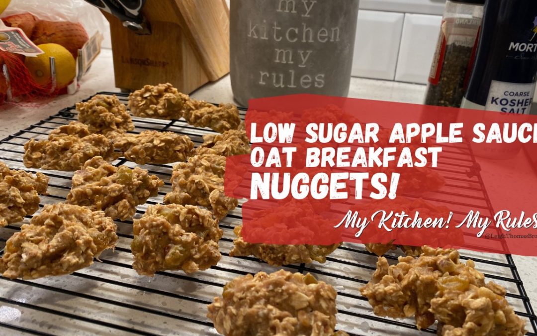 Low Sugar Apple Sauce Oat Breakfast Nuggets |  My Kitchen! My Rules!