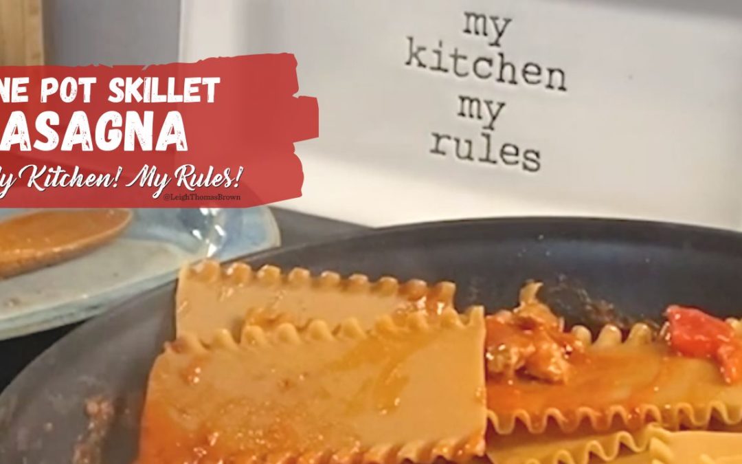 One Pot Skillet Lasagna  |  My Kitchen! My Rules!