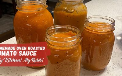 Homemade Oven Roasted Tomato Sauce  |  My Kitchen! My Rules!