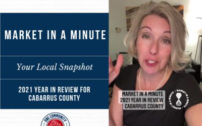 Market in A Minute – 2021 Year In Review for Cabarrus County