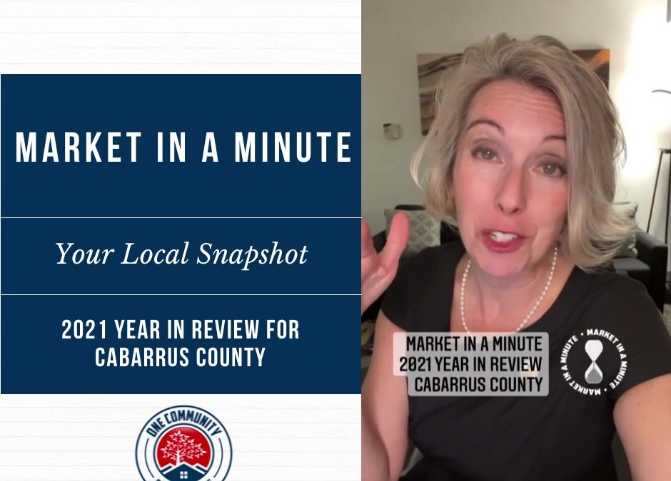 Market in A Minute – 2021 Year In Review for Cabarrus County