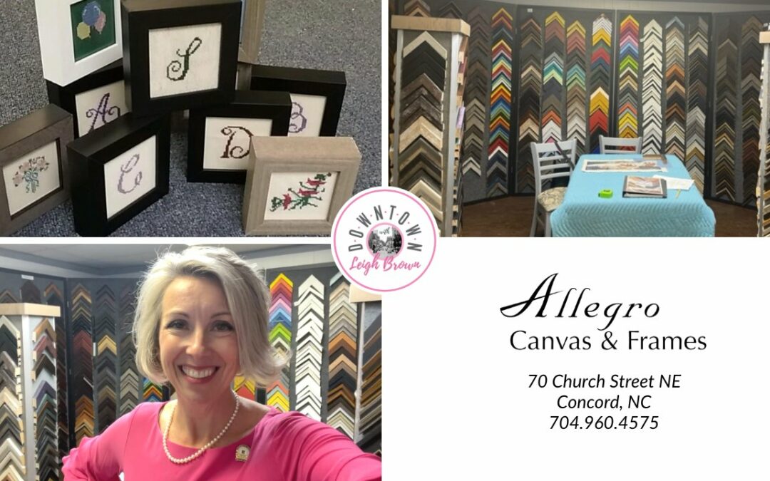 Downtown With Leigh Brown – Preserve Your Loved Belongings at Allegro Canvas and Frames