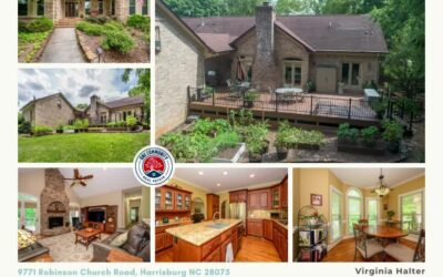 JUST LISTED
9771 Robinson Church Road, Harrisburg, NC 28075
3 Bedroom l 2 Bathroom l 9.55 Acres
.
This is THE LIFE! Welcome to your desirable brick ranch home with a gated entry and extended driveway …